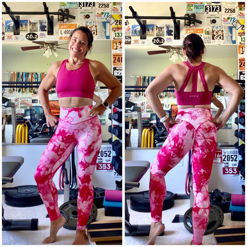 Balance Athletica Oasis Pink tie dye OG leggings